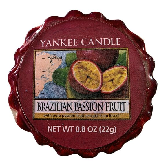 5 Yankee Candle Brazilian Passion Fruit Wax Tart Melts Fragrance Retired New - Picture 2 of 5